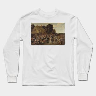 Village Wedding and Open Air Feast by School of Mattheus van Helmont Long Sleeve T-Shirt